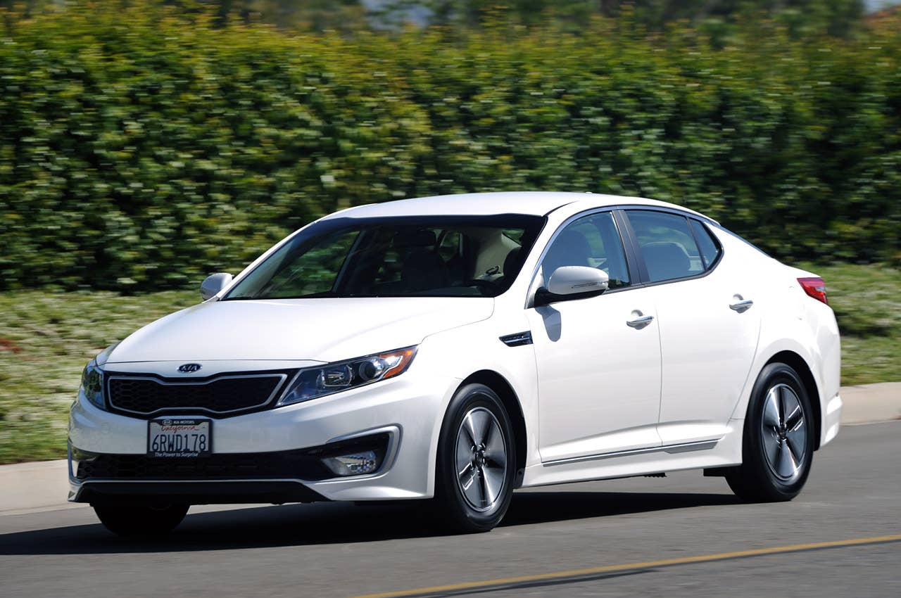 2011 Kia Optima Hybrid driving