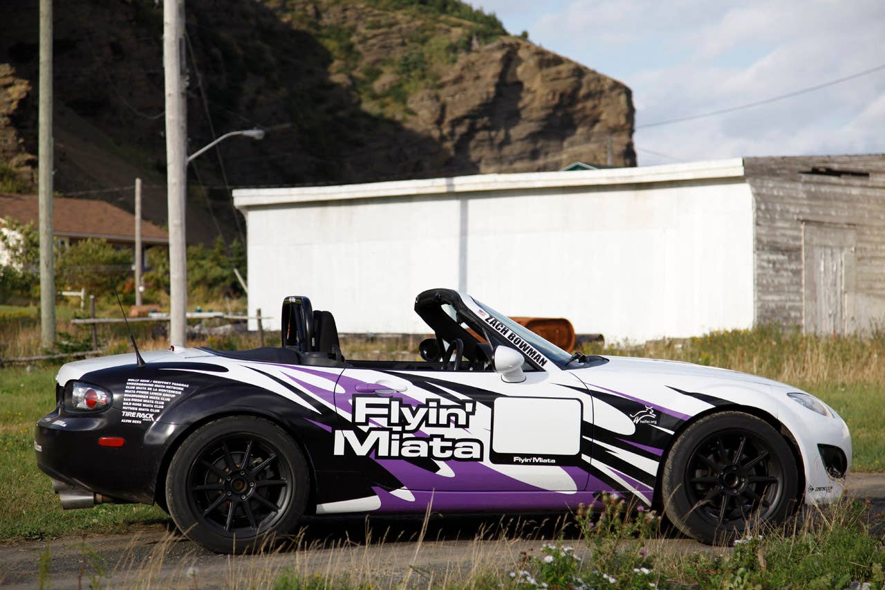 Flyin' Miata at the 2011 Targa Newfoundland.