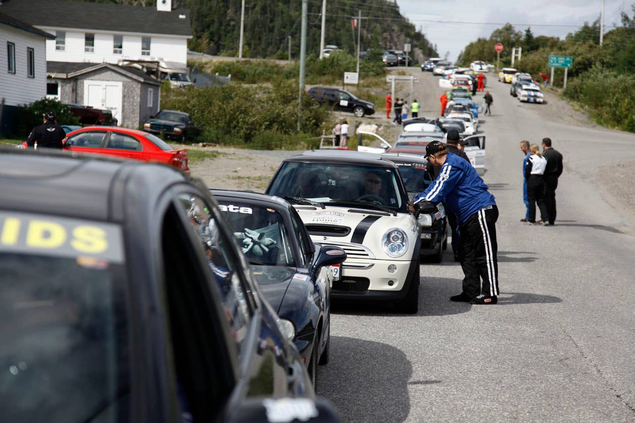 Flyin Miata in the 2011 Targa Newfoundland.