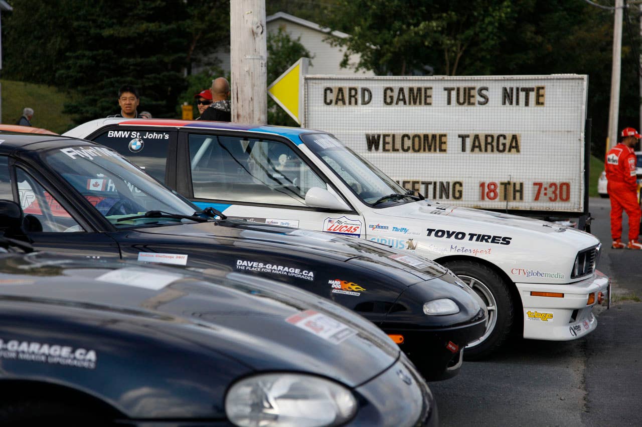 Flyin Miata in the 2011 Targa Newfoundland.
