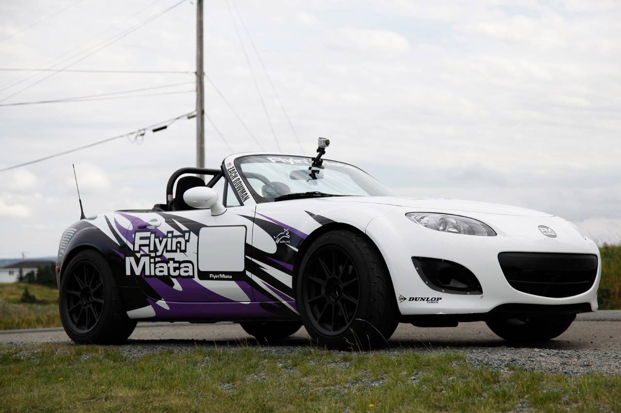 Flyin' Miata at the 2011 Targa Newfoundland.
