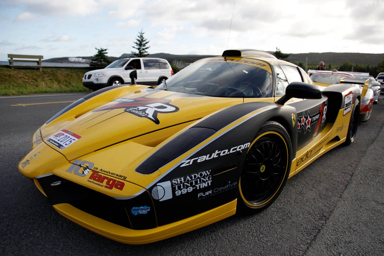 Ferrari Enzo in the 2011 Targa Newfoundland.