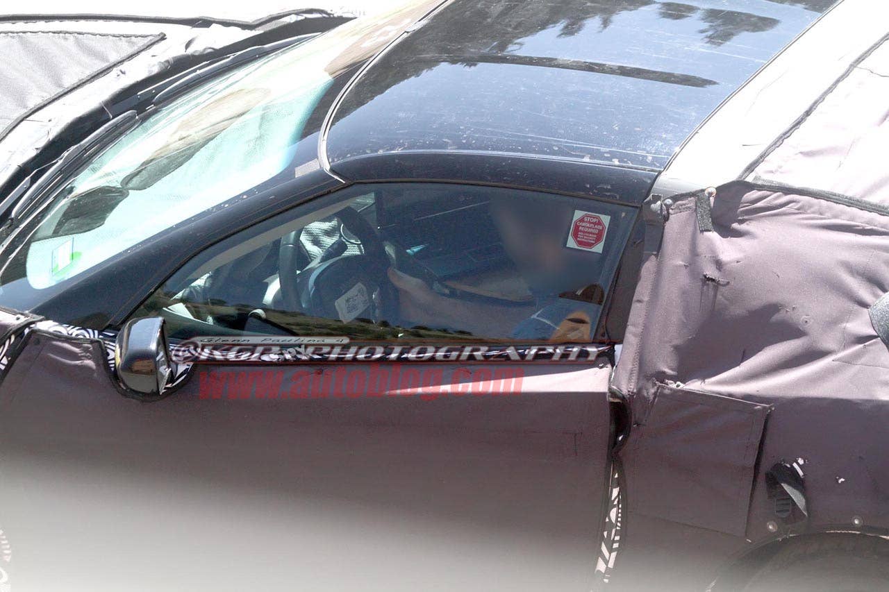2014 Chevrolet Corvette C7 spy shots interior