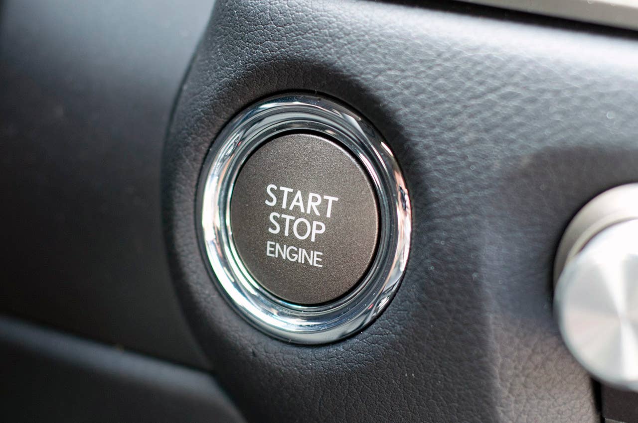 2013 Lexus GS 350 F Sport start button
