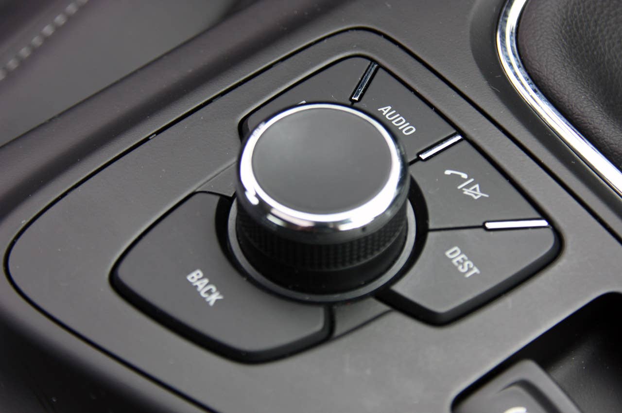 2012 Buick Regal GS multimedia system control knob