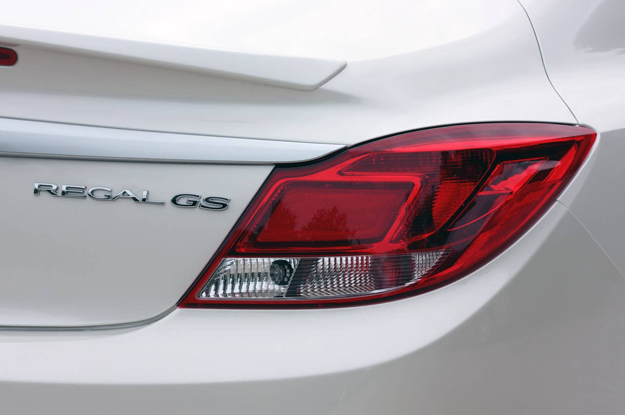 2012 Buick Regal GS taillights