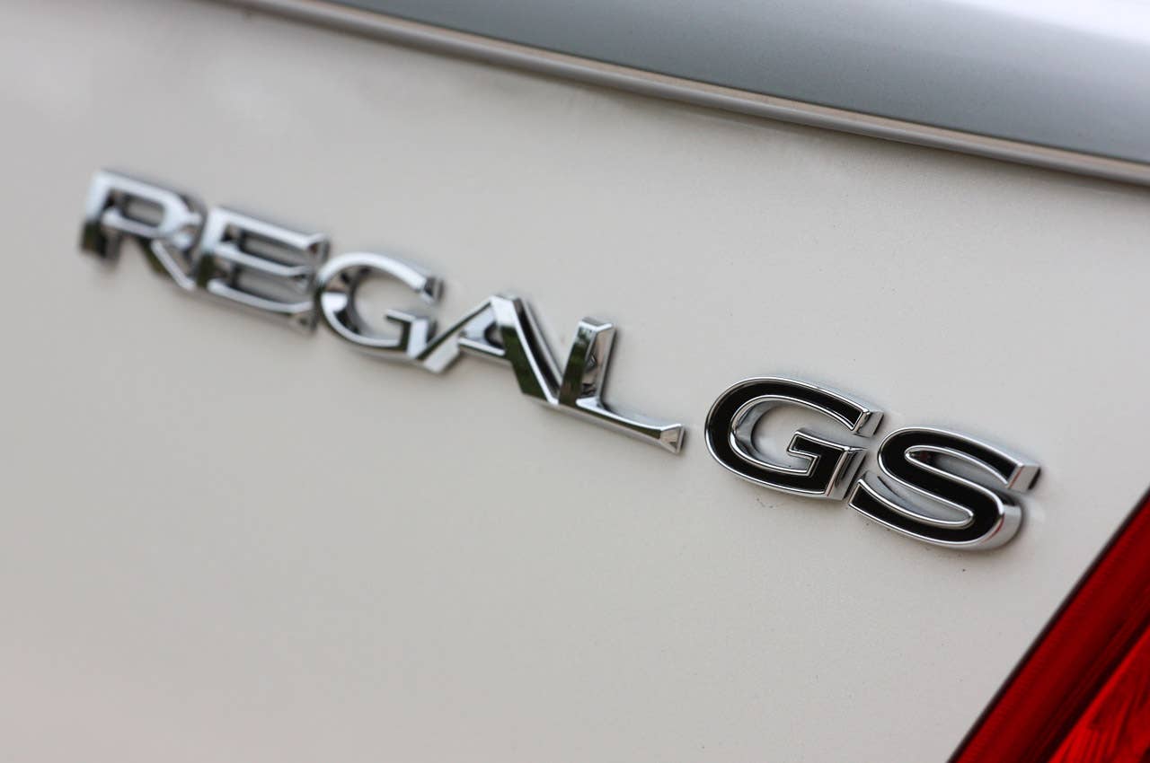 2012 Buick Regal GS badge