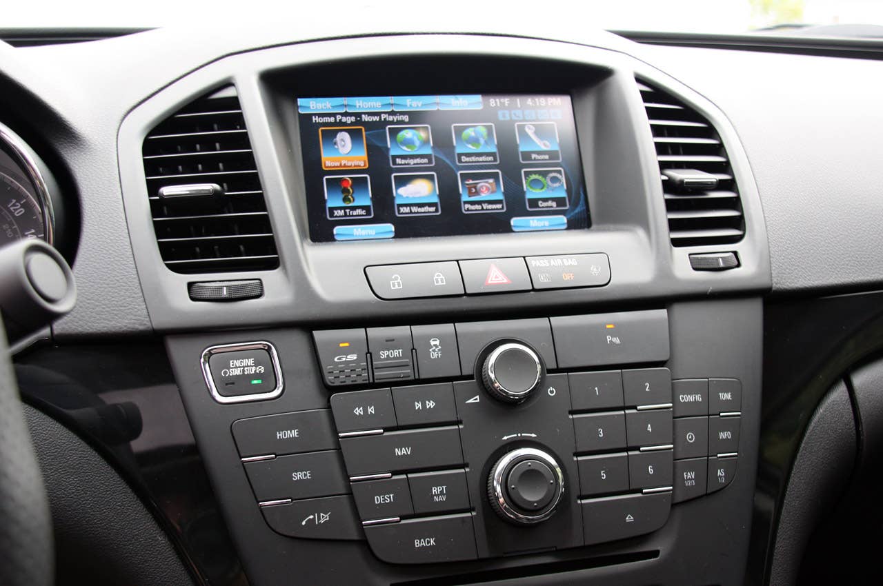 2012 Buick Regal GS instrument panel