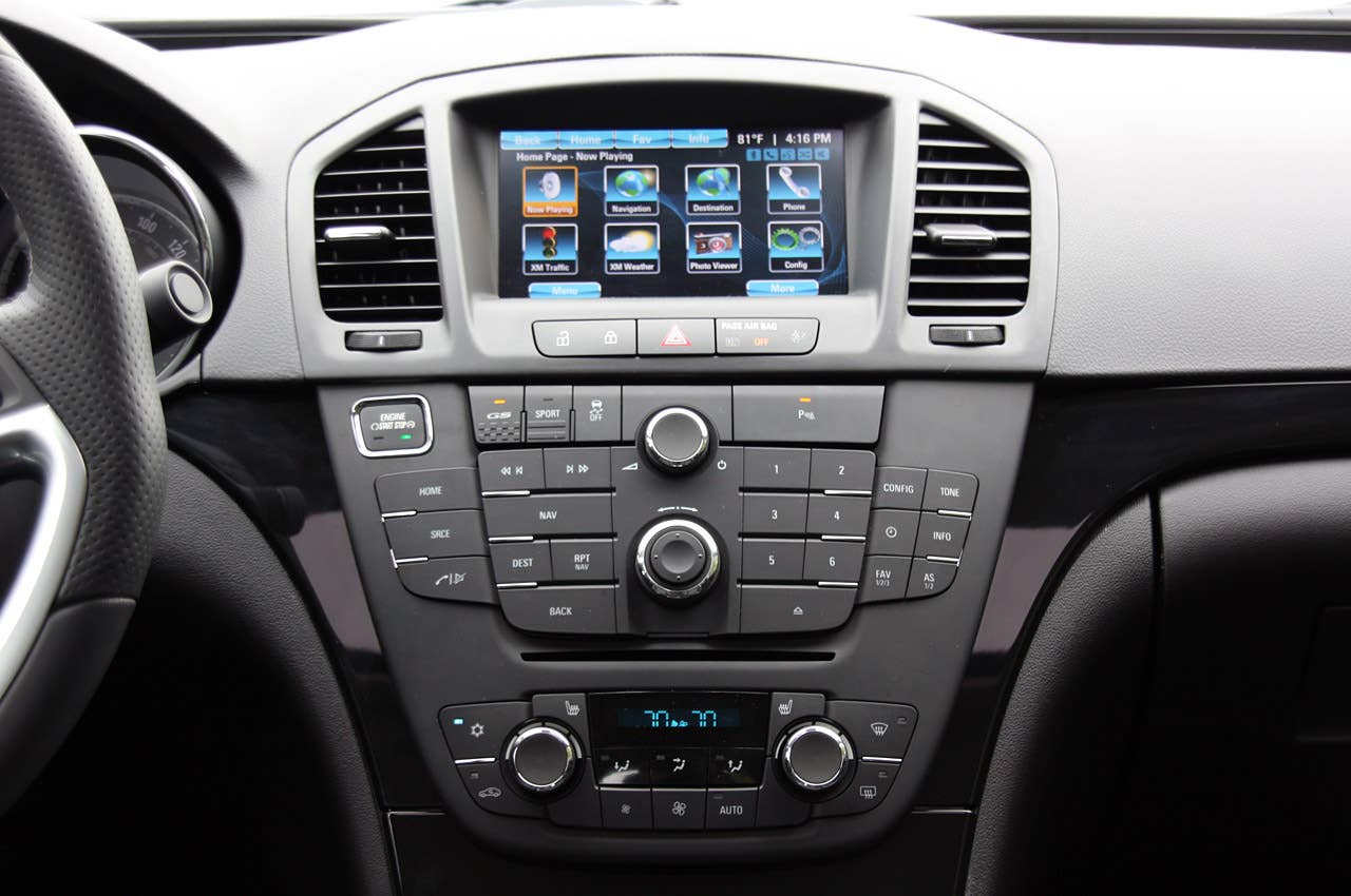 2012 Buick Regal GS instrument panel