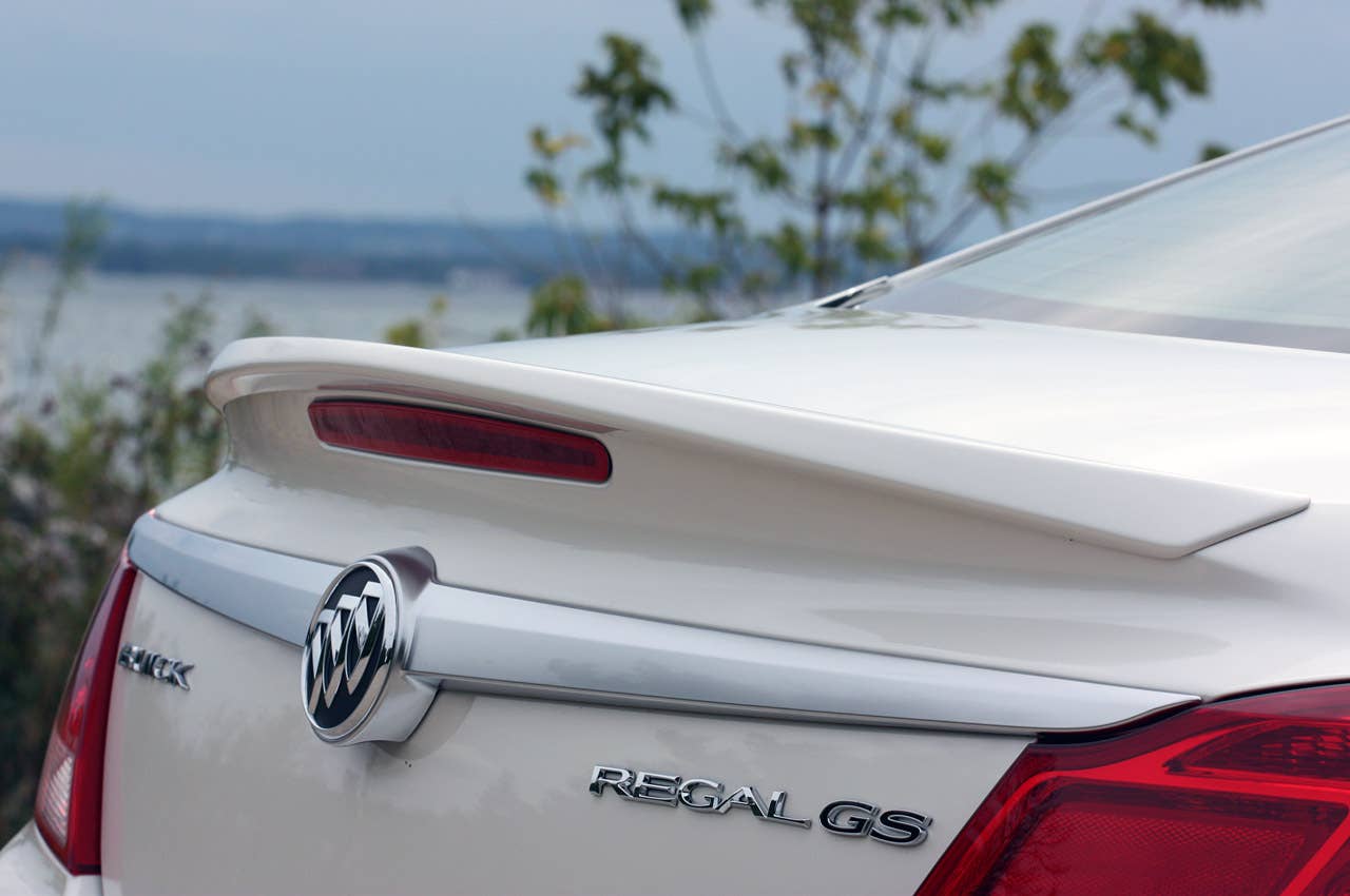 2012 Buick Regal GS rear spoiler