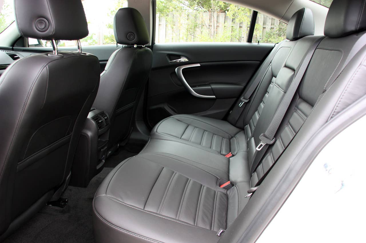 2012 Buick Regal GS rear seats