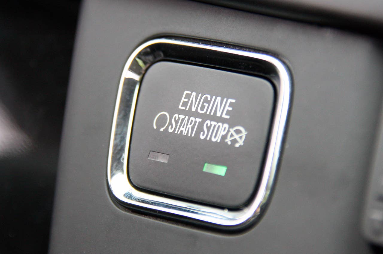 2012 Buick Regal GS start button