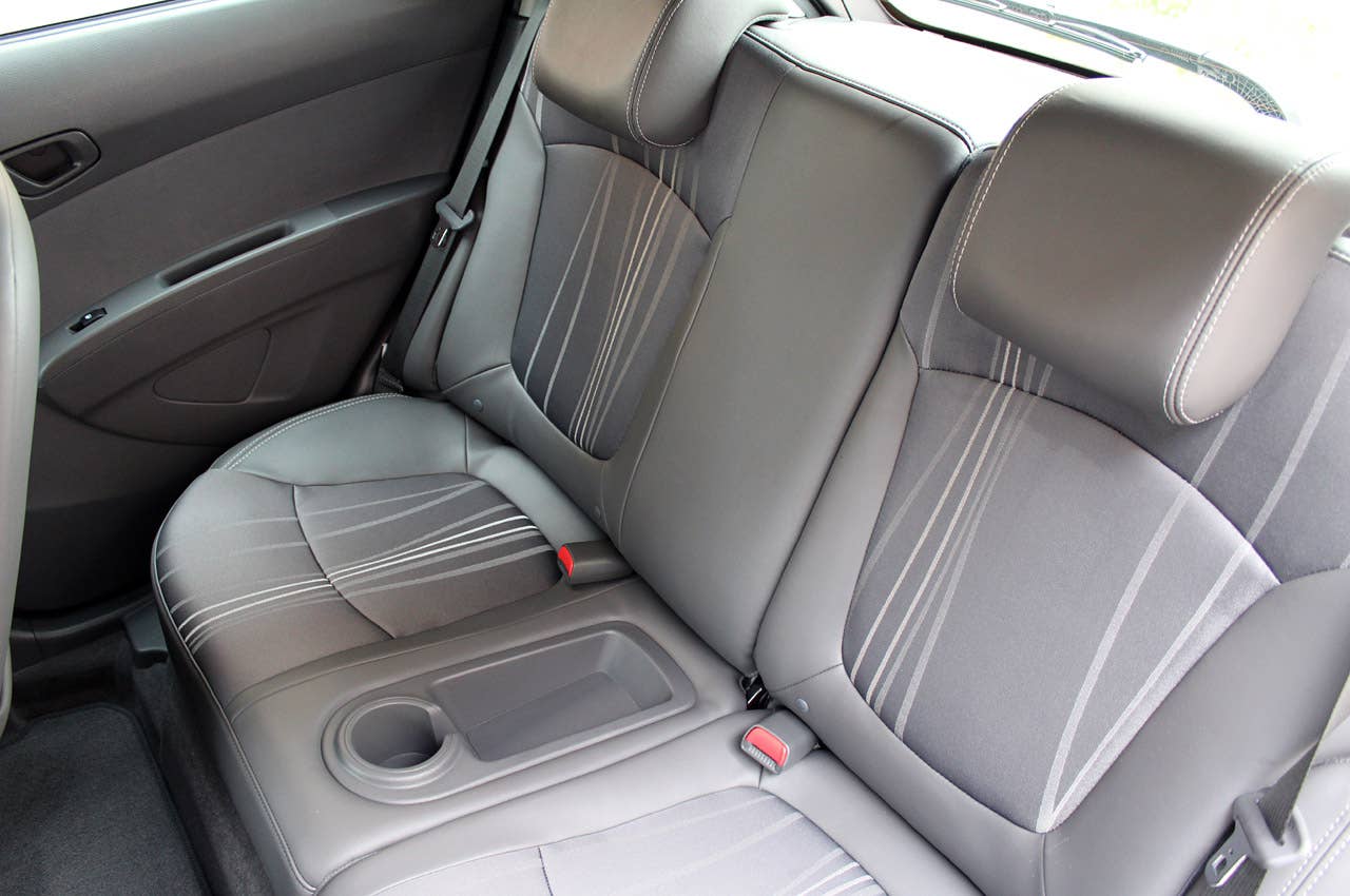 2013 Chevrolet Spark rear seats