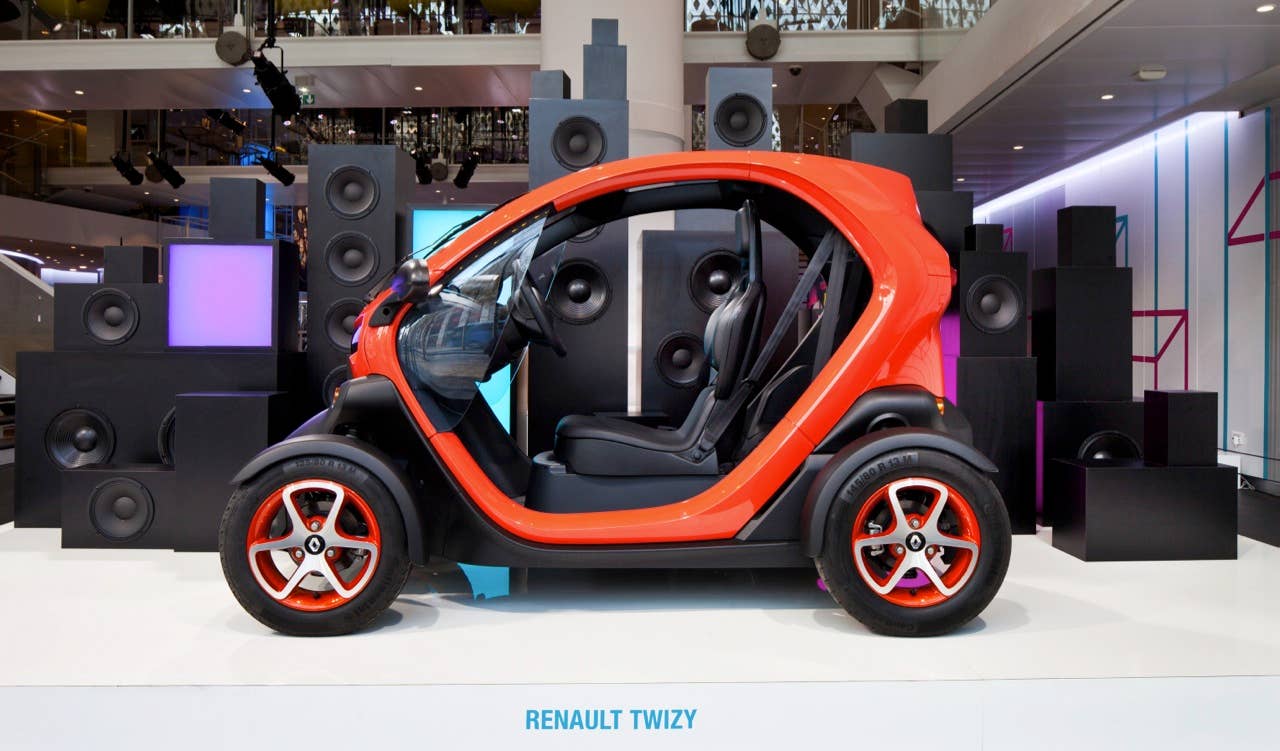 Renault Twizy– “Plug Into The Positive Energy” exhibit