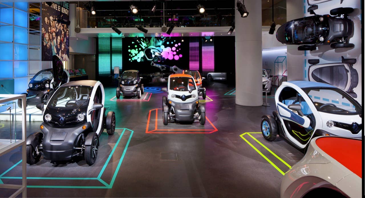 Renault Twizy– “Plug Into The Positive Energy” exhibit