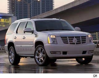 MSRP: $73,850 - $85,845 Invoice: $69,050 - $80,265 Fuel Economy: 20 mpg City, 23 mpg Highway  Seriously, what is the point of this thing? The fuel economy is still pretty bad and it costs about $10,000 more than the base Escalade. Don't be fooled by the word"hybrid" in its name -- this is hardly a green vehicle.  Research the Cadillac Escalade Hybrid Cadillac Escalade Hybrid Photos & Information Cadillac Escalade Hybrid Best Deals Cadillac Escalade Hybrid Local Dealer Price Quote