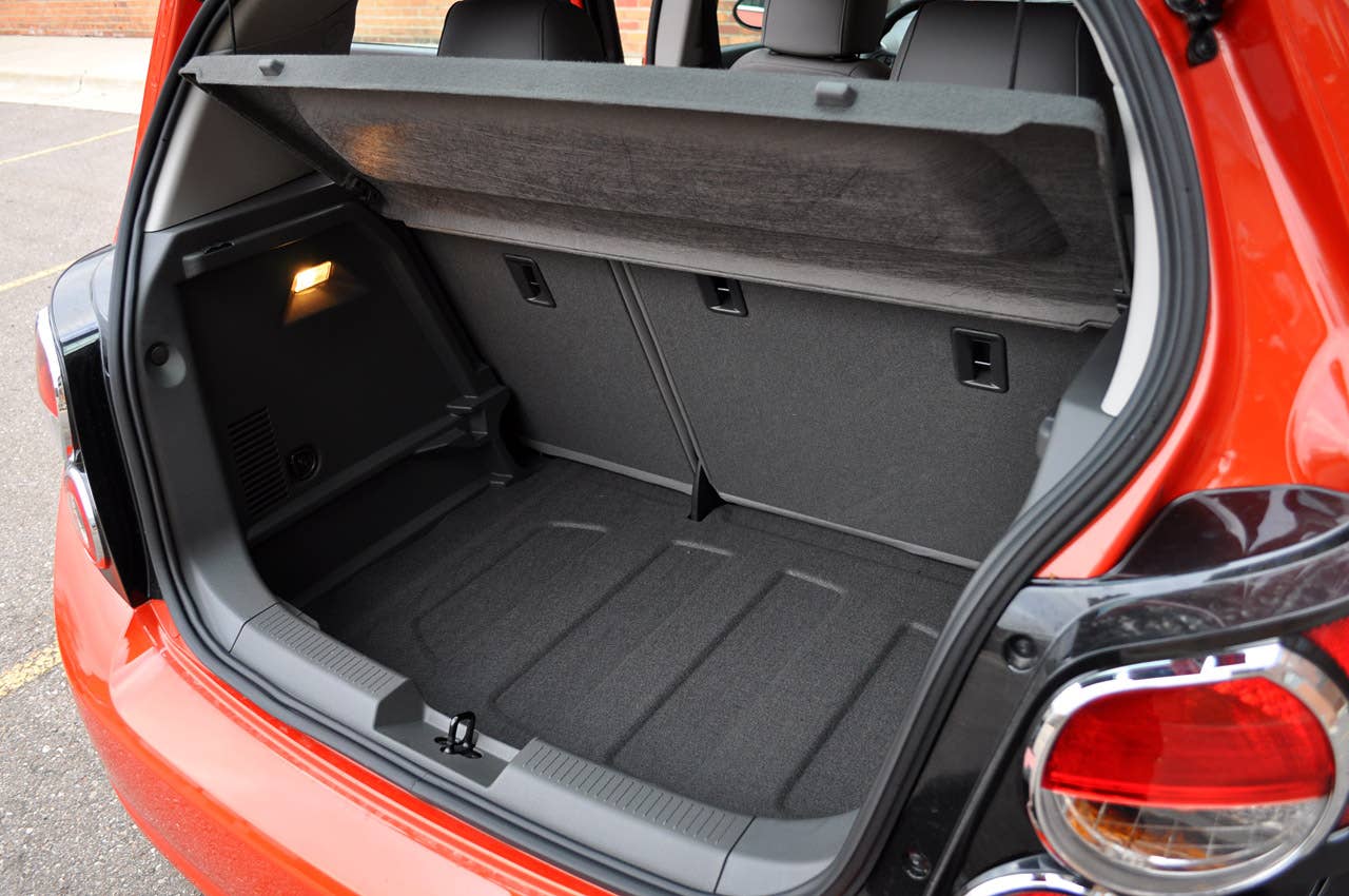 2012 Chevrolet Sonic LTZ rear cargo area