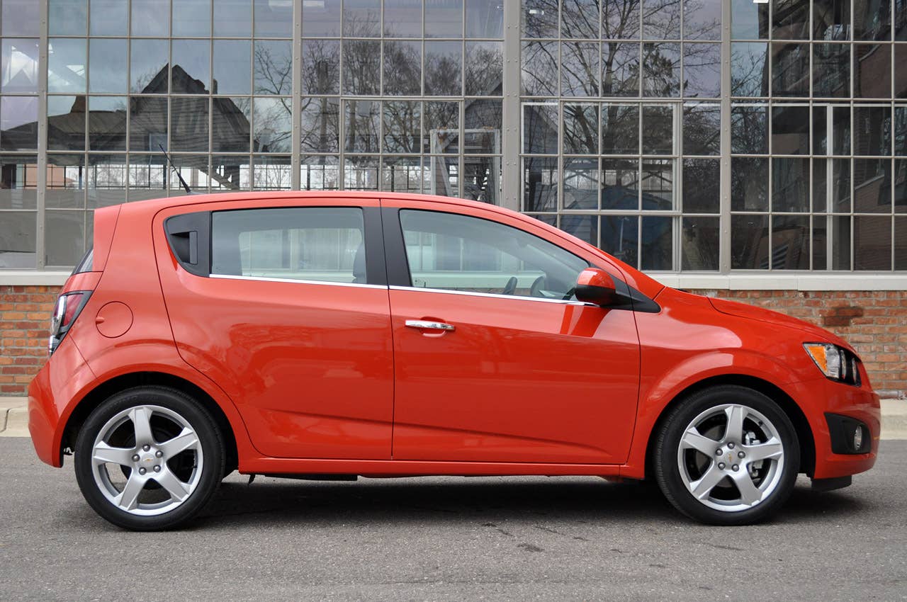 2012 Chevrolet Sonic LTZ side view