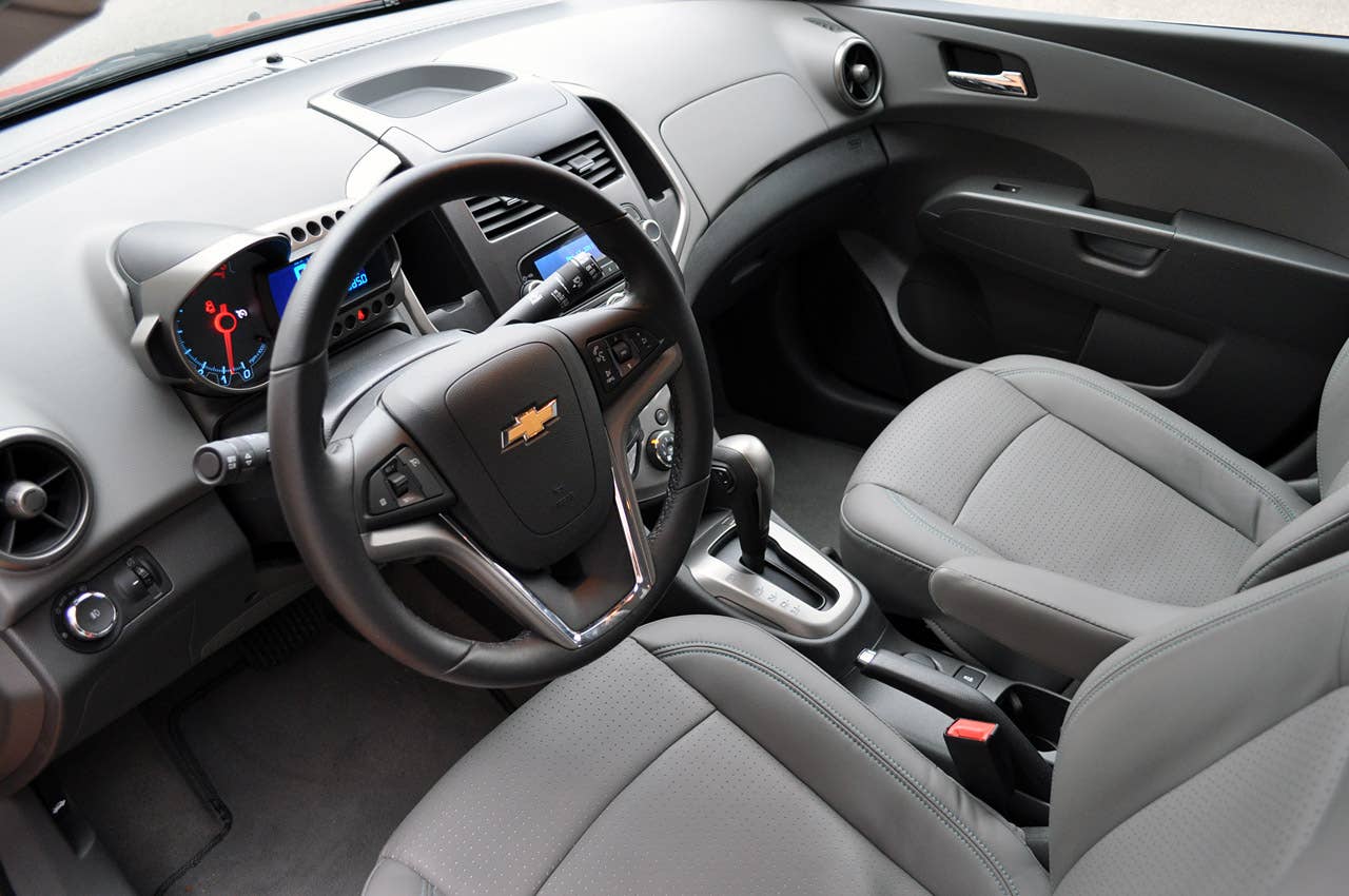 2012 Chevrolet Sonic LTZ interior