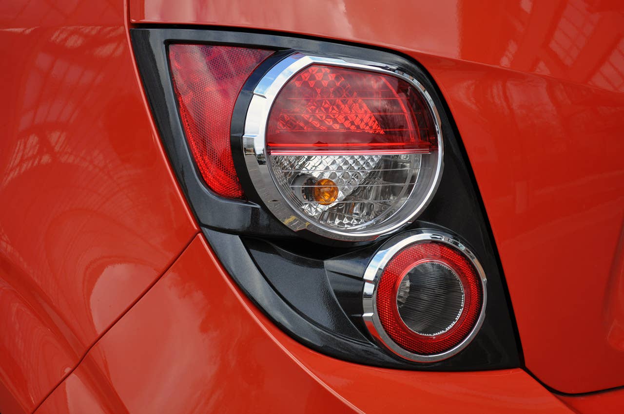 2012 Chevrolet Sonic LTZ taillight