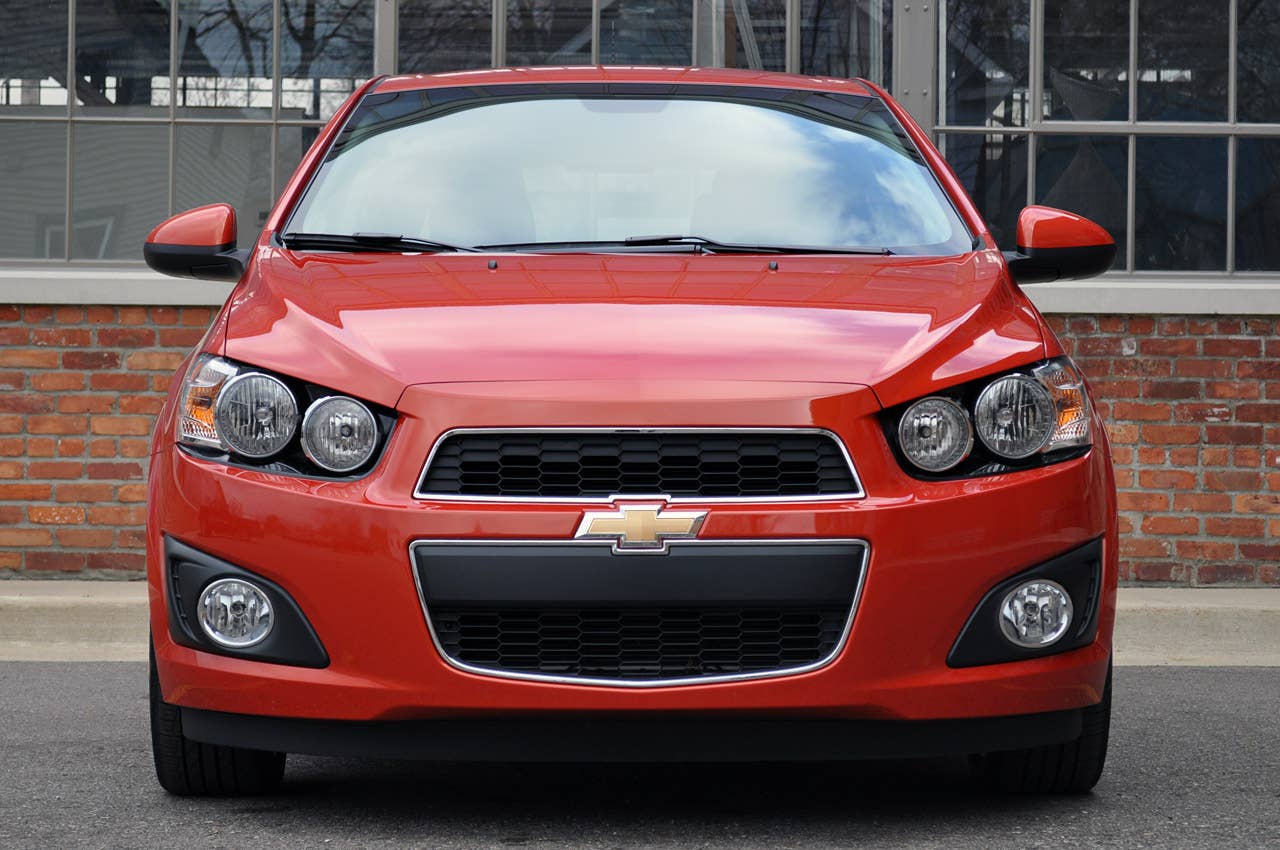2012 Chevrolet Sonic LTZ front view