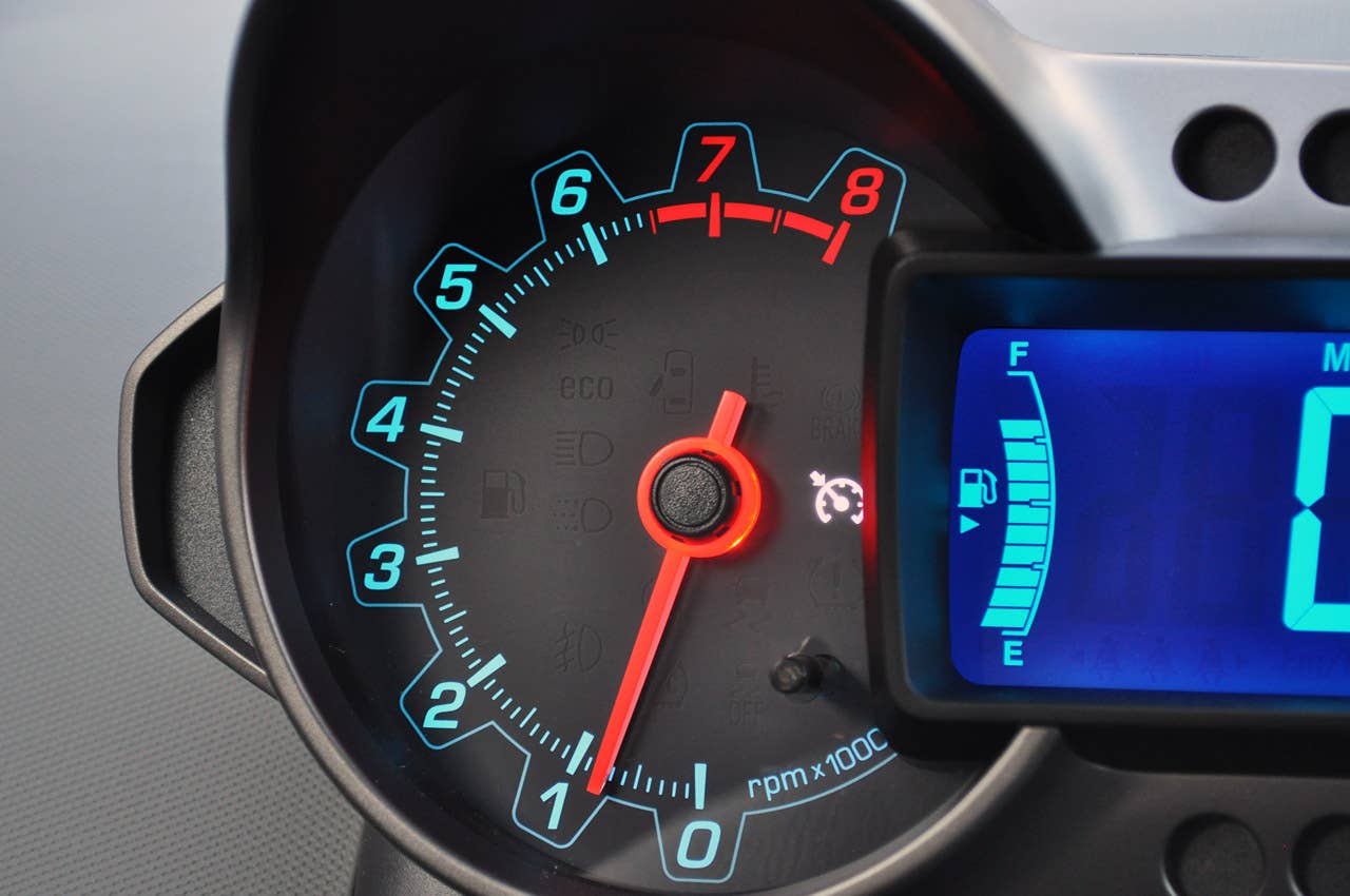 2012 Chevrolet Sonic LTZ tachometer