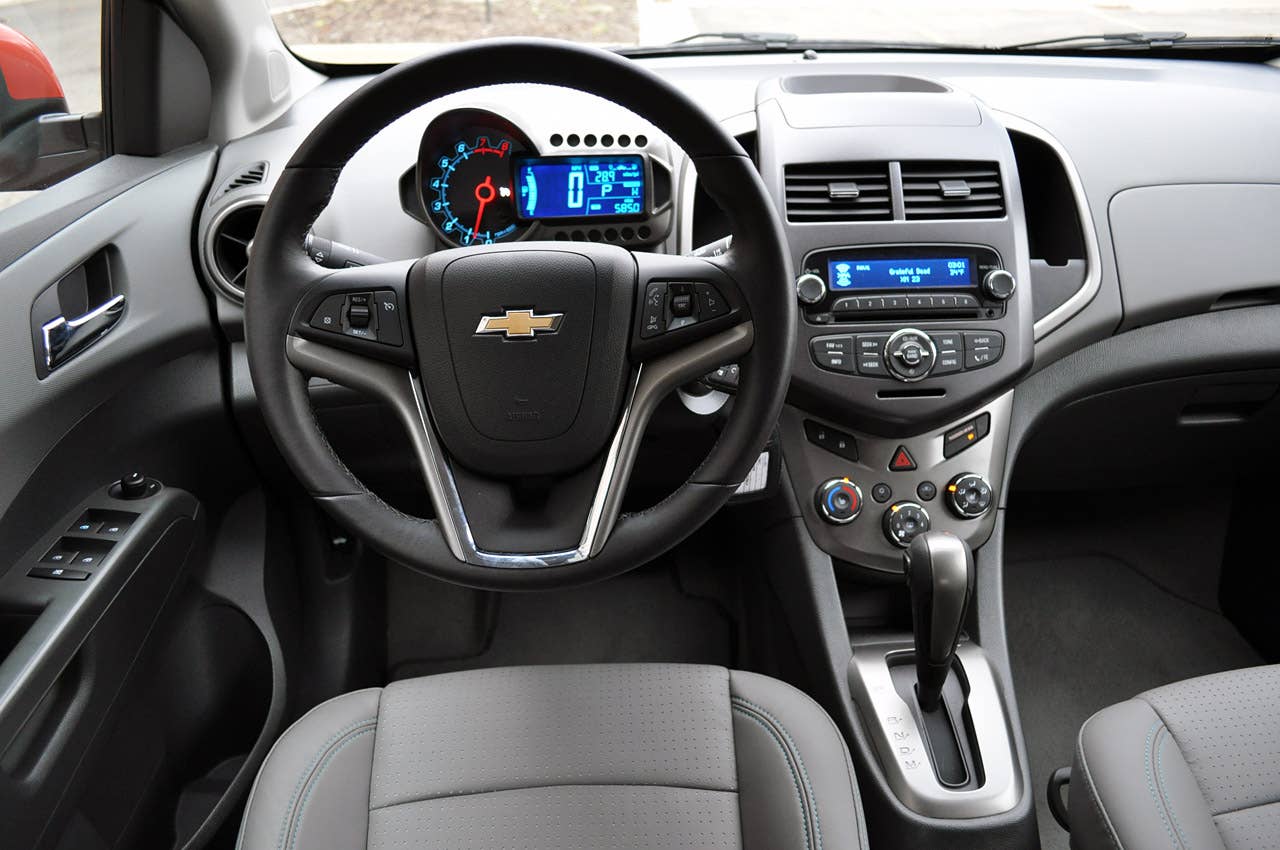 2012 Chevrolet Sonic LTZ interior