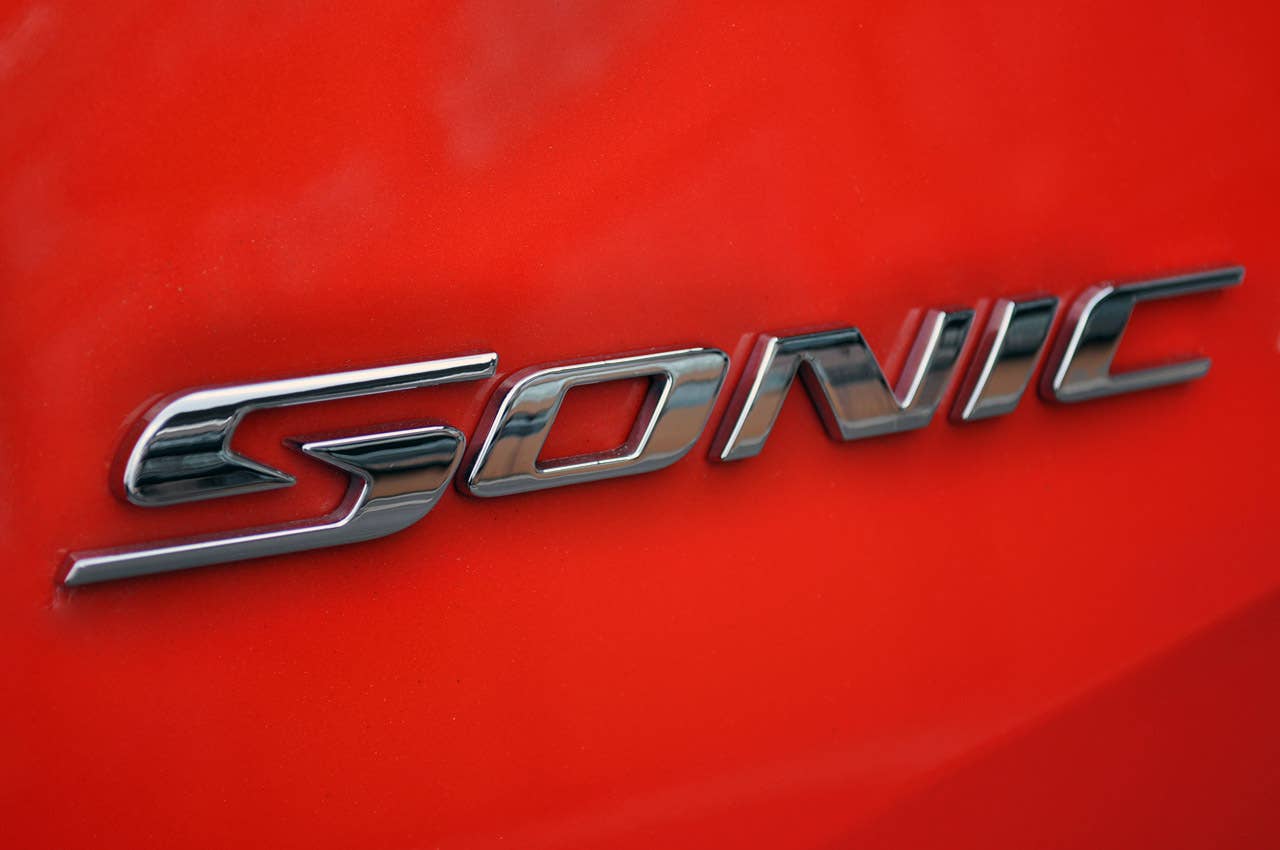 2012 Chevrolet Sonic LTZ badge