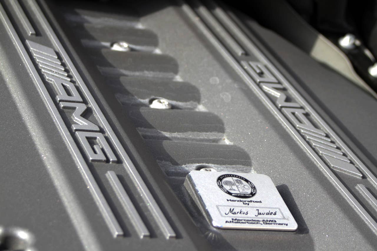 2012 Mercedes-Benz SLS AMG Roadster engine detail