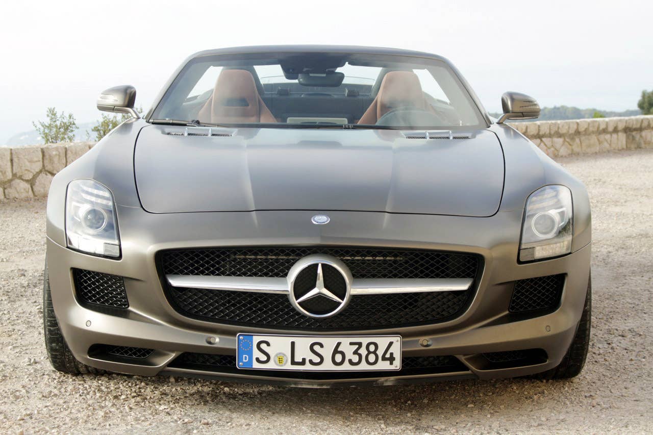 2012 Mercedes-Benz SLS AMG Roadster front view