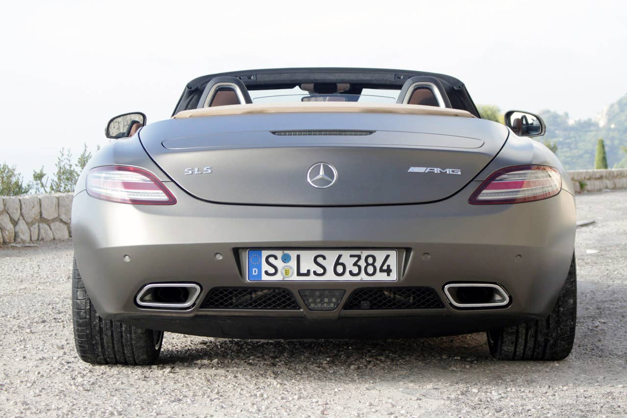 2012 Mercedes-Benz SLS AMG Roadster rear view