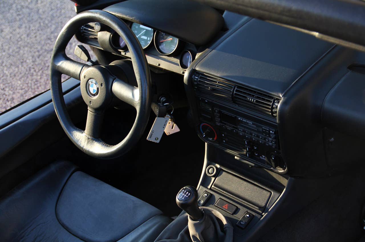 1989 BMW Z1 interior