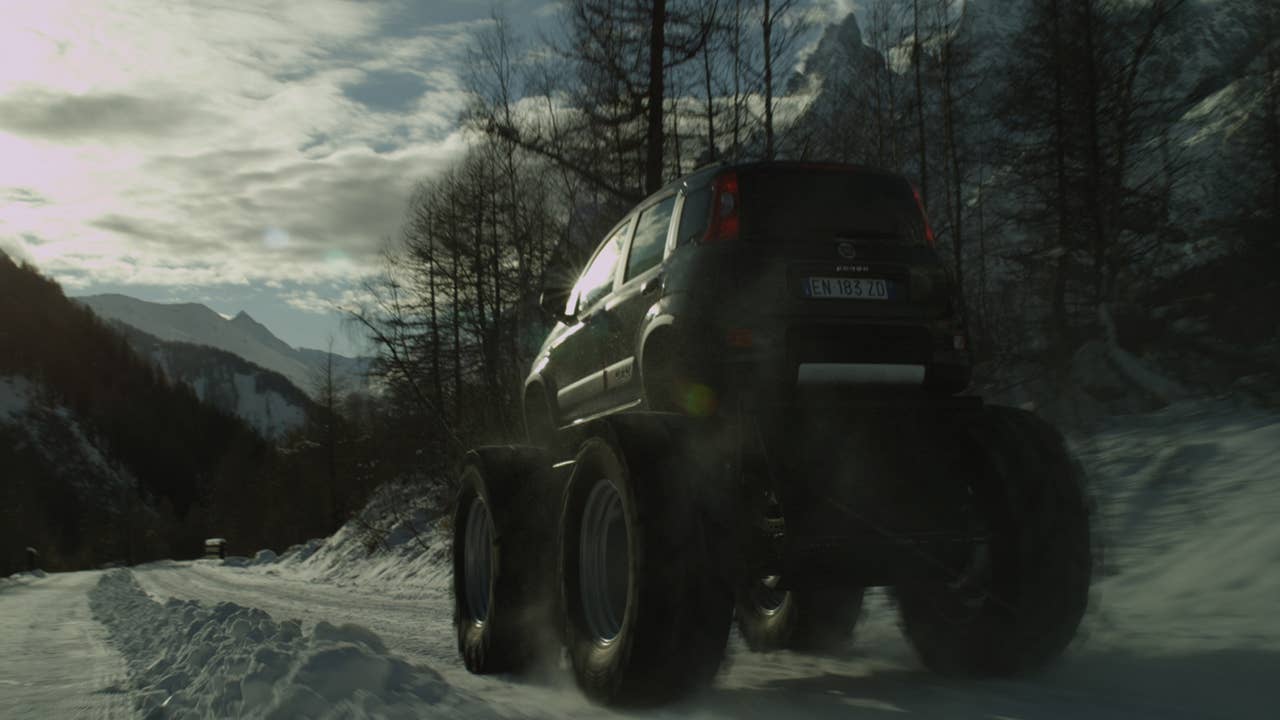 Fiat Panda Monster Truck rear 3/4