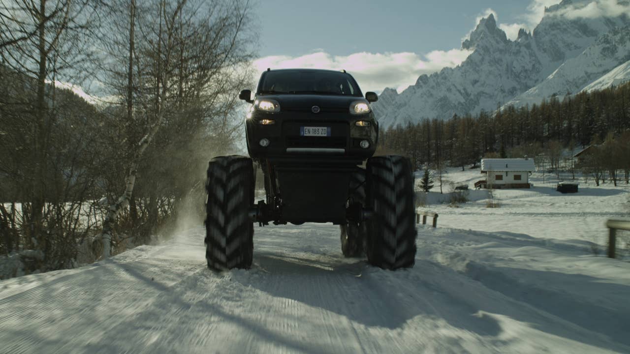 Fiat Panda Monster Truck front