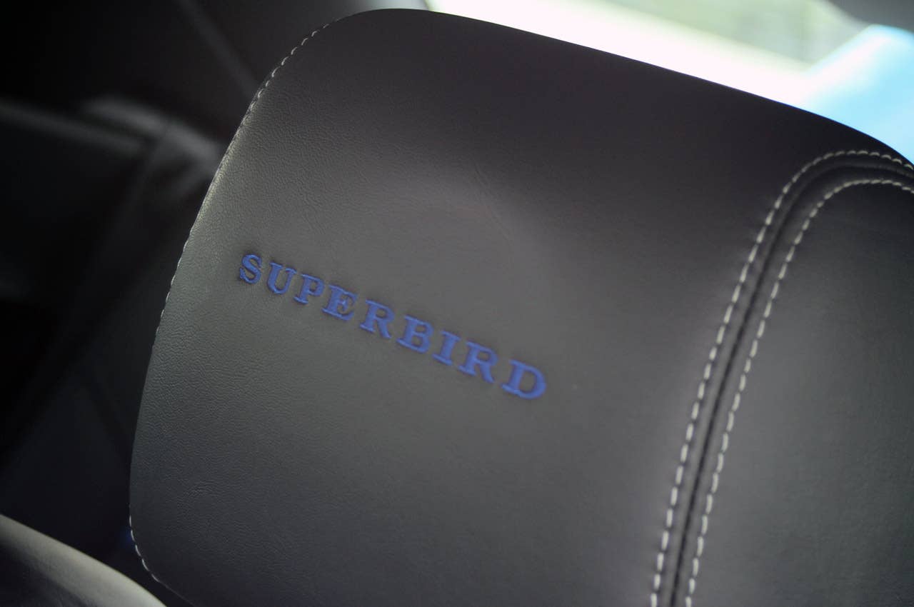 HPP Richard Petty Superbird seat embroidered logo
