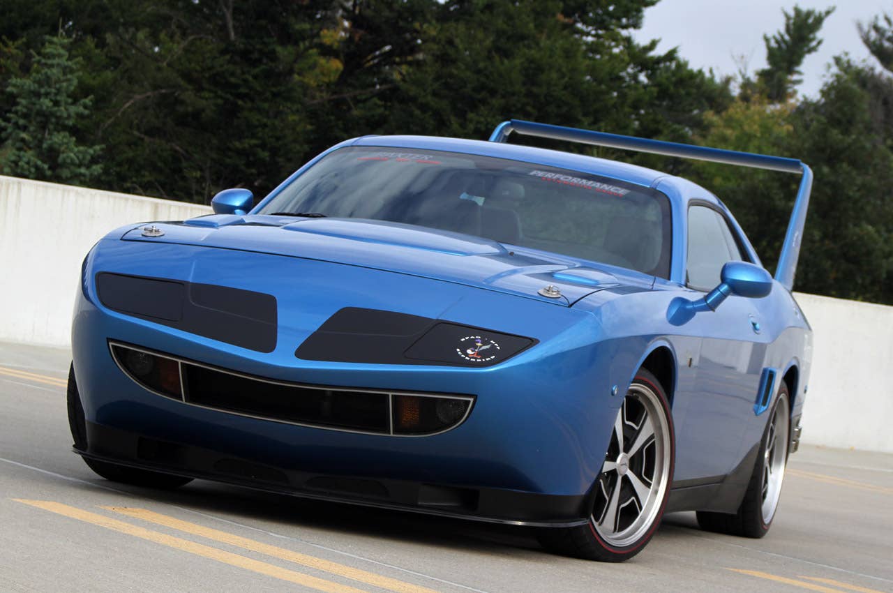 HPP Richard Petty Superbird front 3/4 view