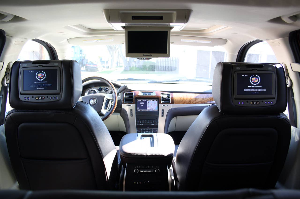 2011 Cadillac Escalade Hybrid Platinum rear seats