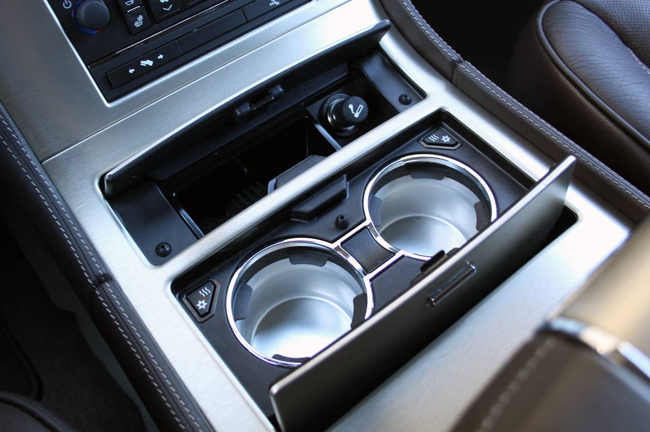 2011 Cadillac Escalade Hybrid Platinum center console