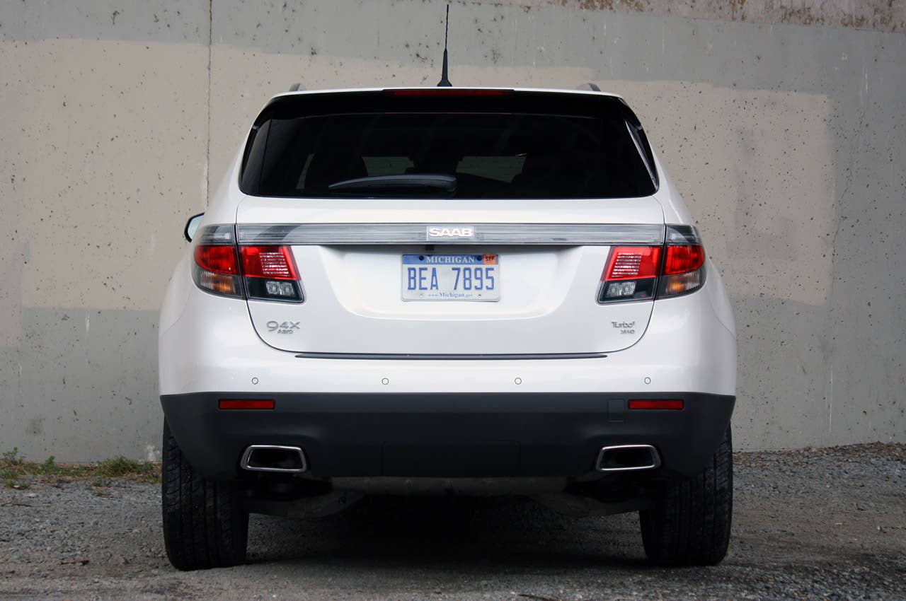 2011 Saab 9-4X rear view