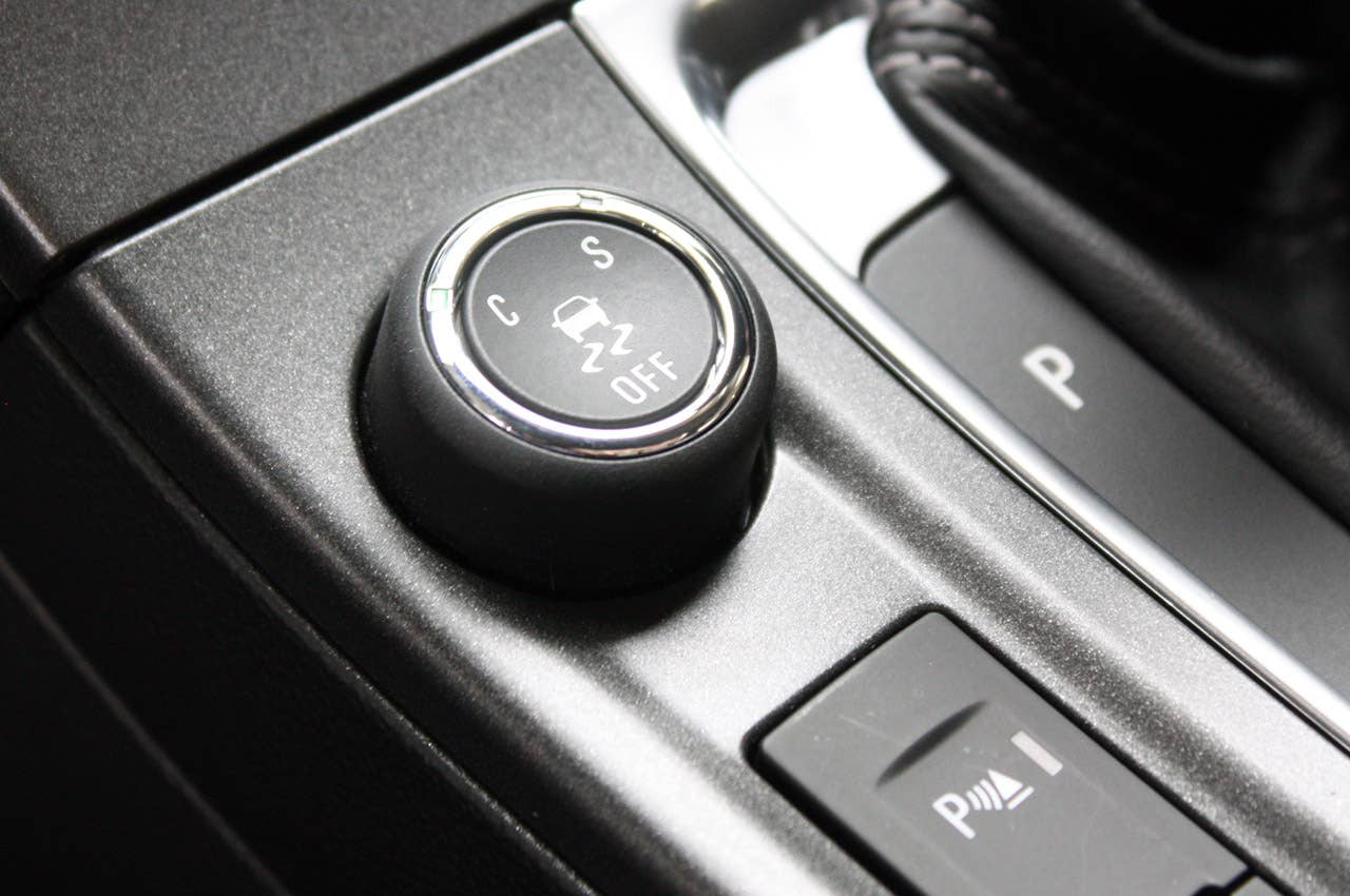 2011 Saab 9-4X traction control knob