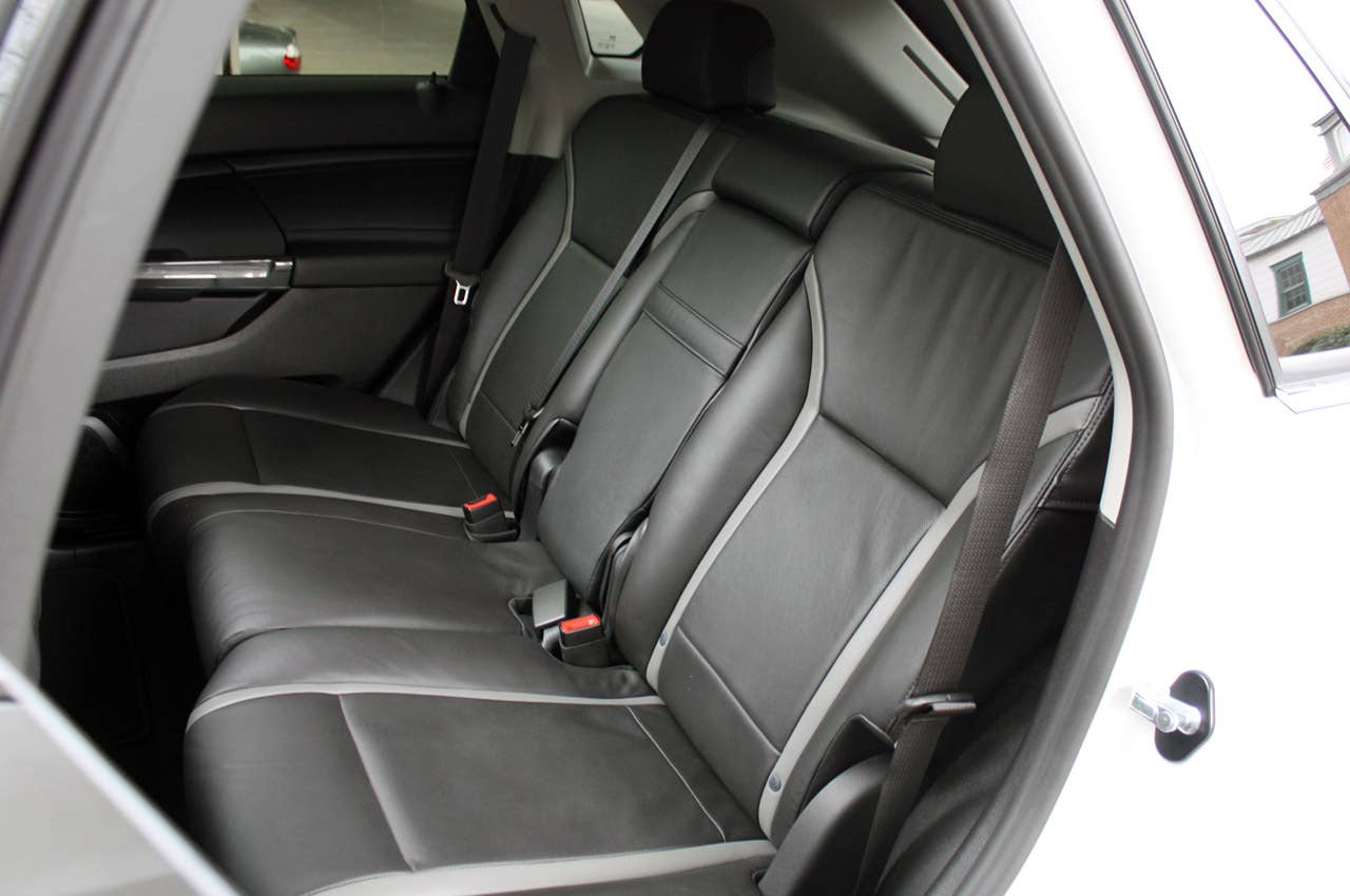 2011 Saab 9-4X rear seats