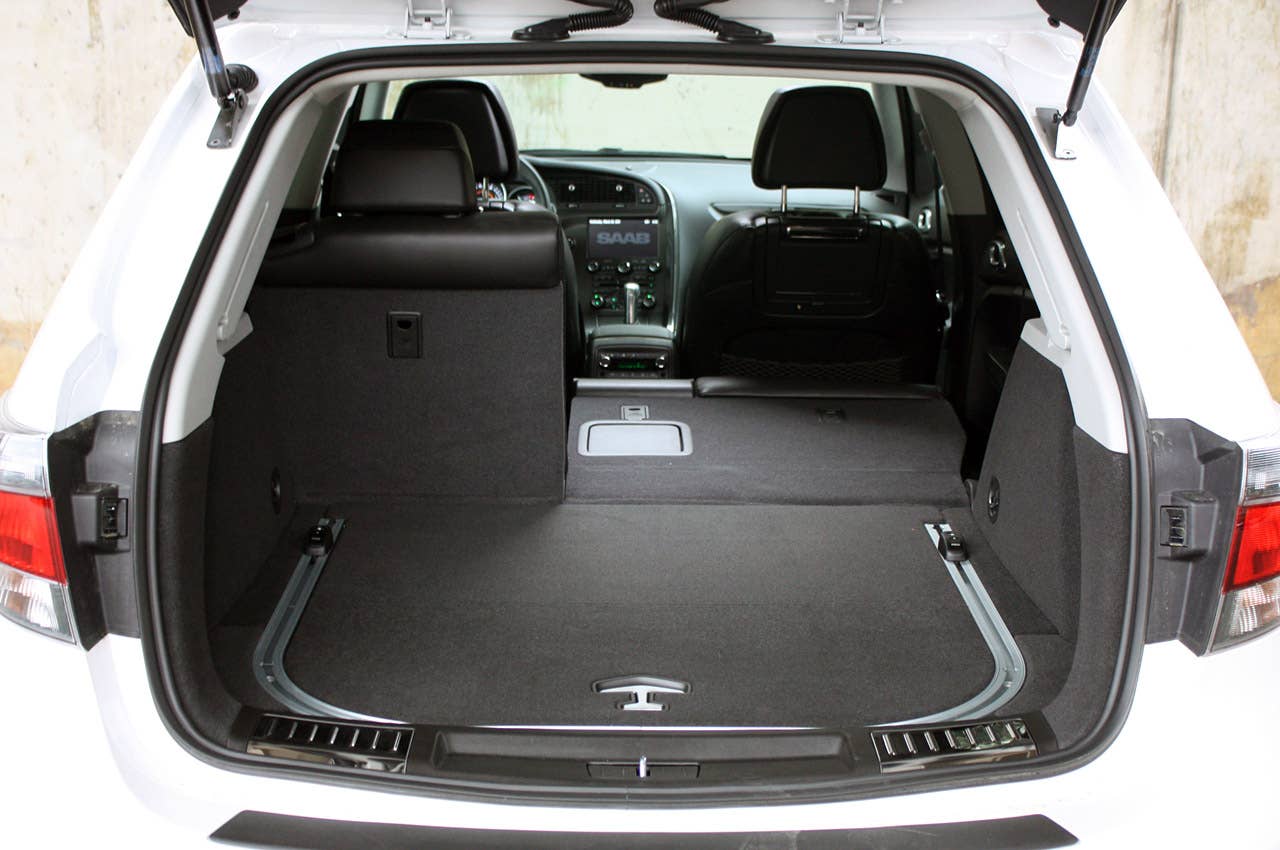 2011 Saab 9-4X rear cargo area