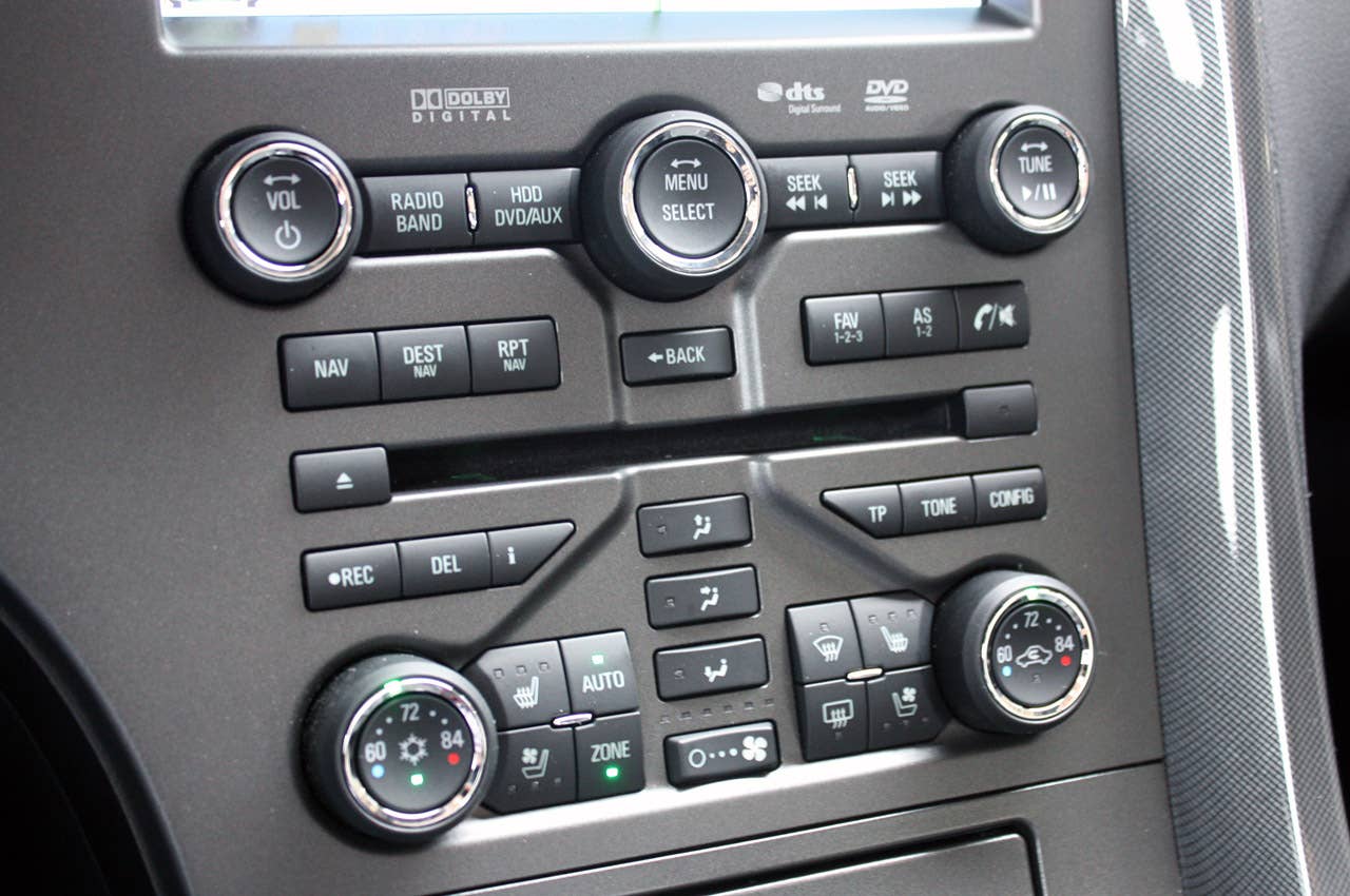 2011 Saab 9-4X instrument panel