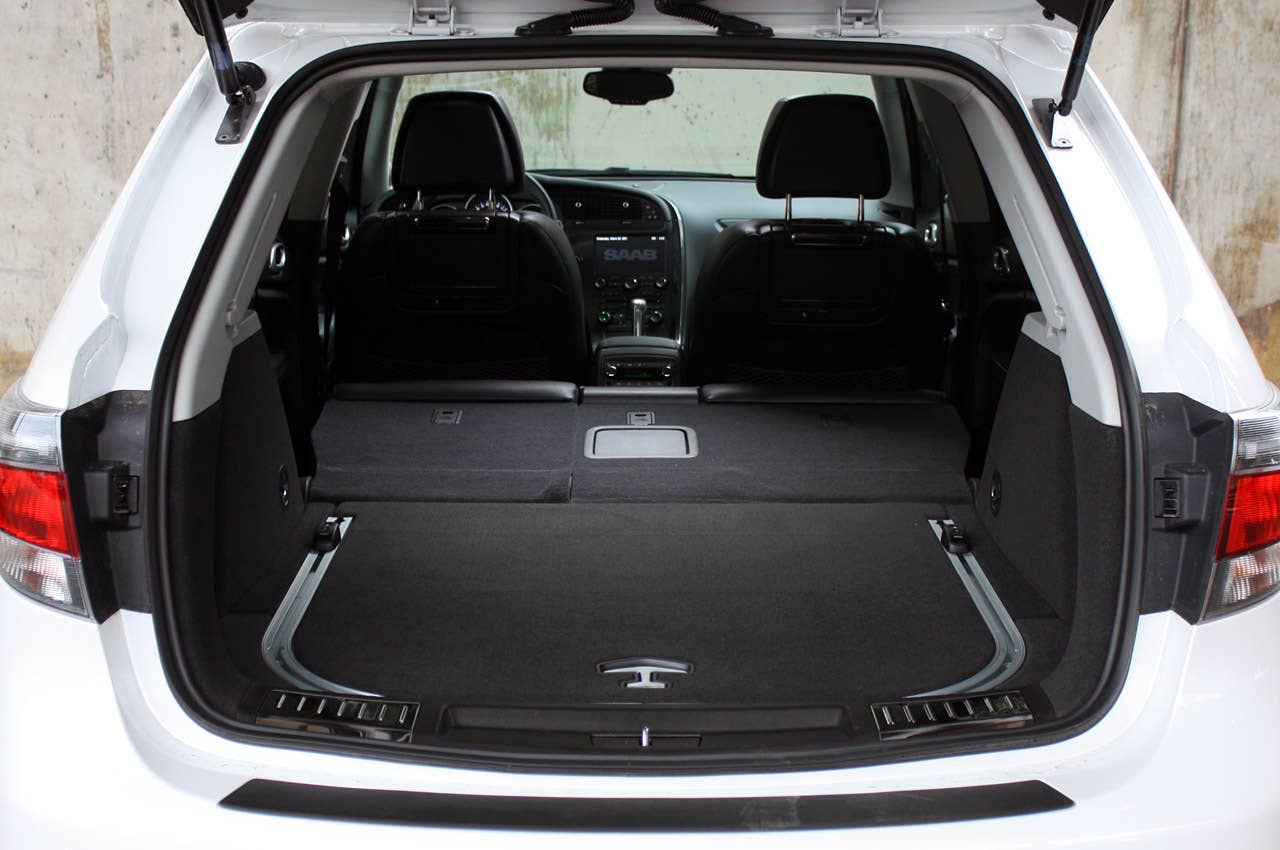 2011 Saab 9-4X rear cargo area