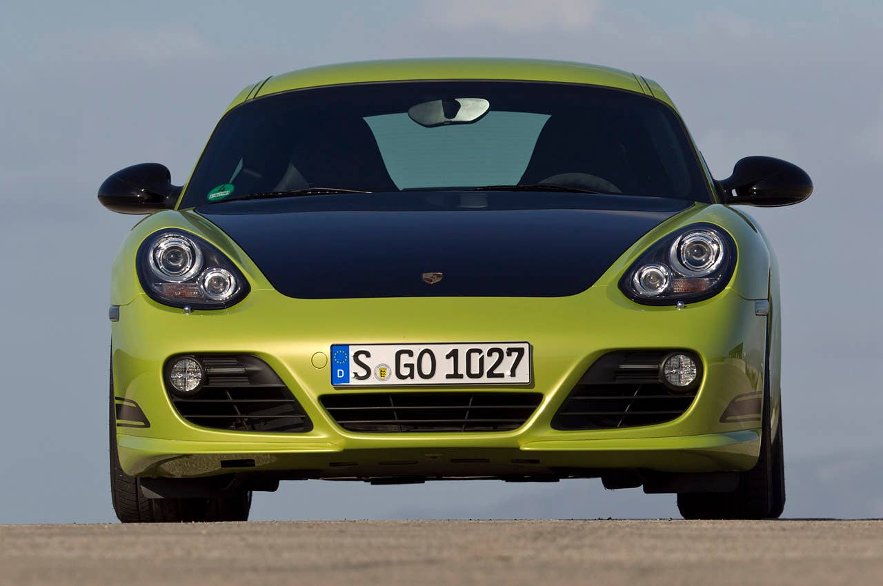 2011 Porsche Cayman R front view