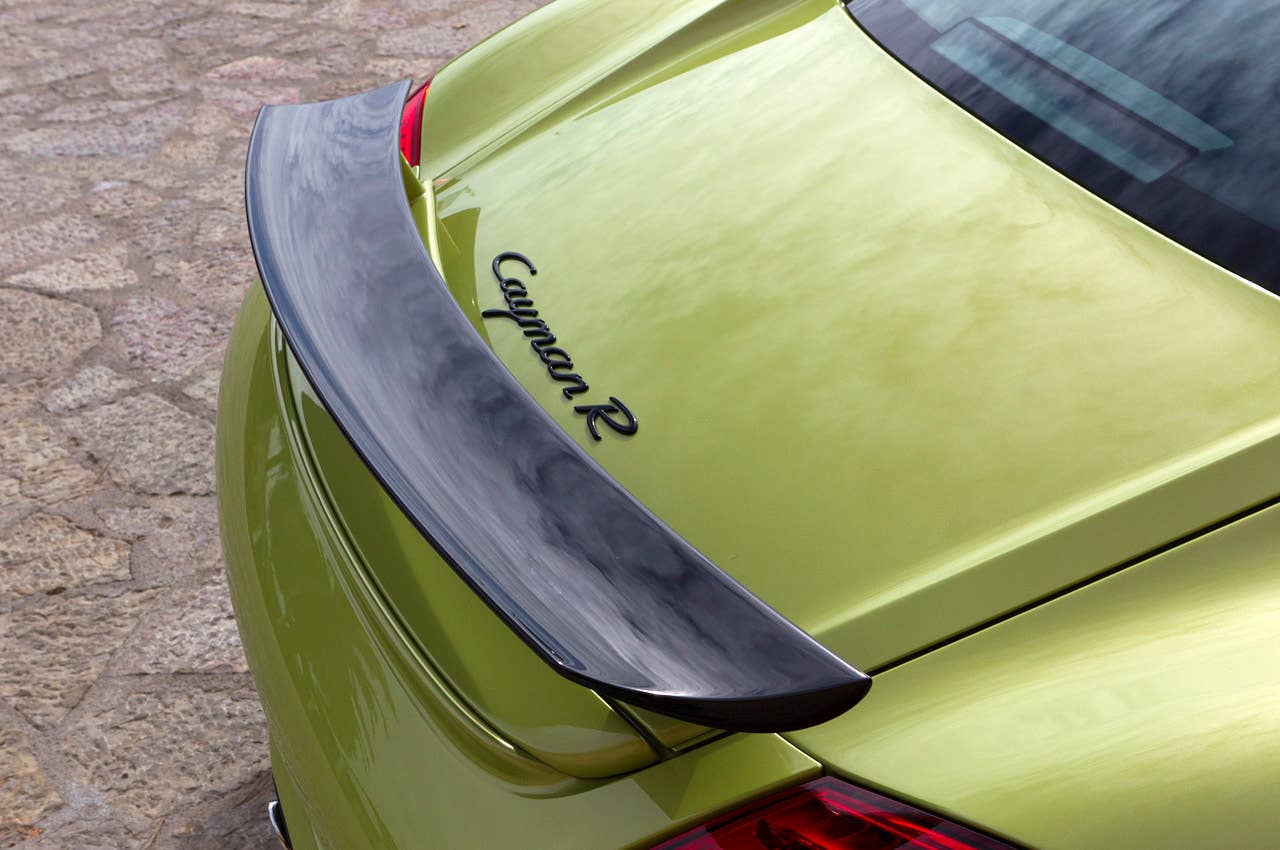 2011 Porsche Cayman R rear wing