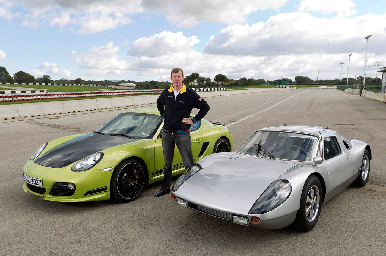 2011 Porsche Cayman R and Porsche 904