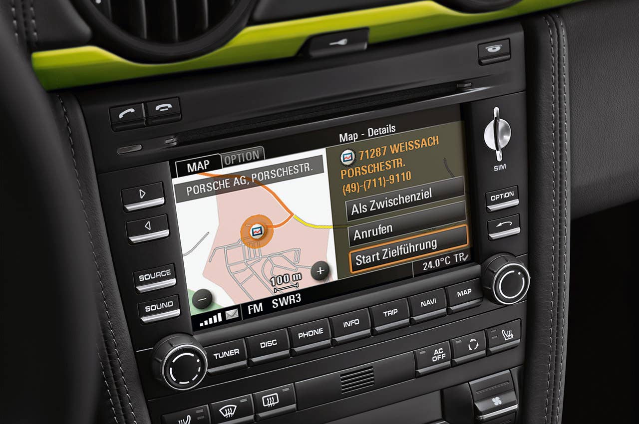 2011 Porsche Cayman R instrument panel