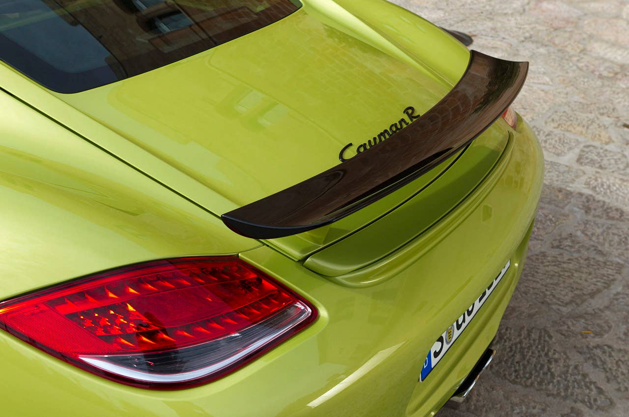 2011 Porsche Cayman R rear detail