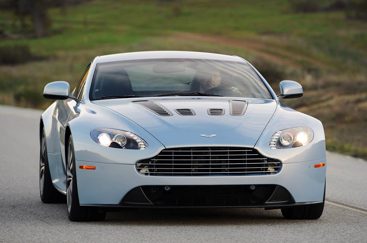 2011 Aston Martin V12 Vantage driving